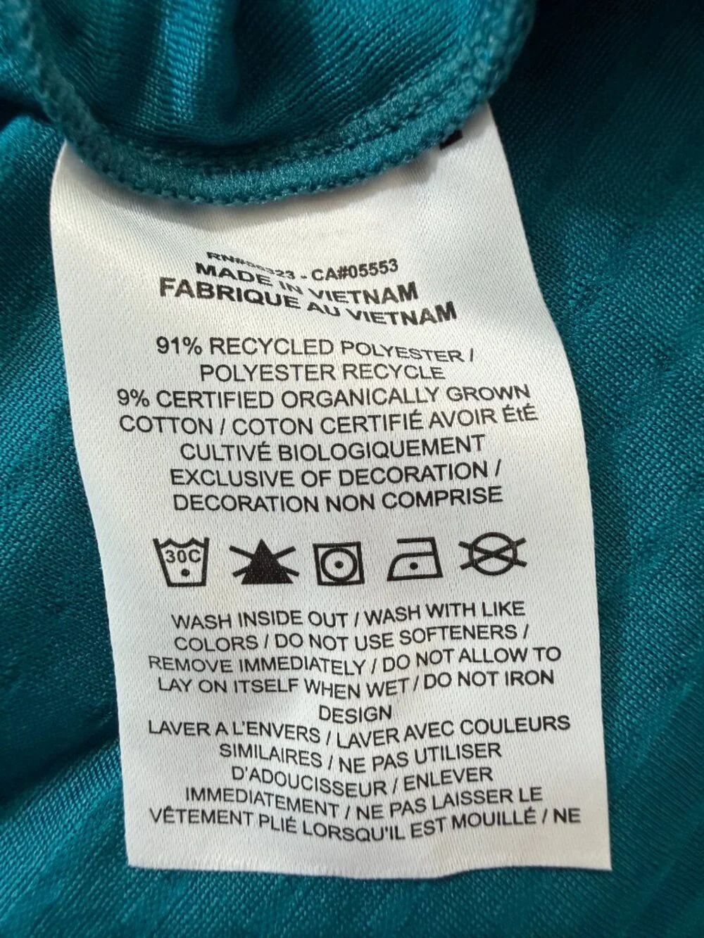 Nike Running Dri-FIT Peloton Women's XXL Short Sleeve Running Shirt Teal Blue